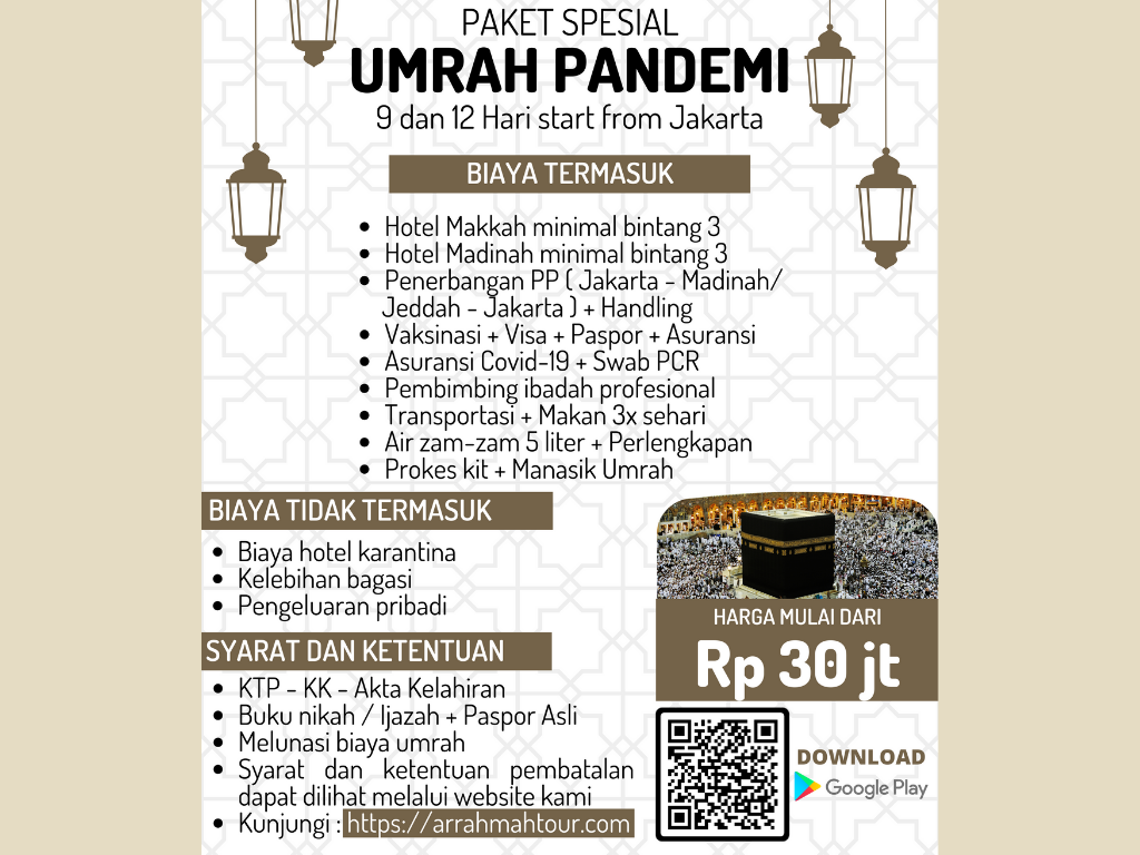 Brosur Umrah Pandemi