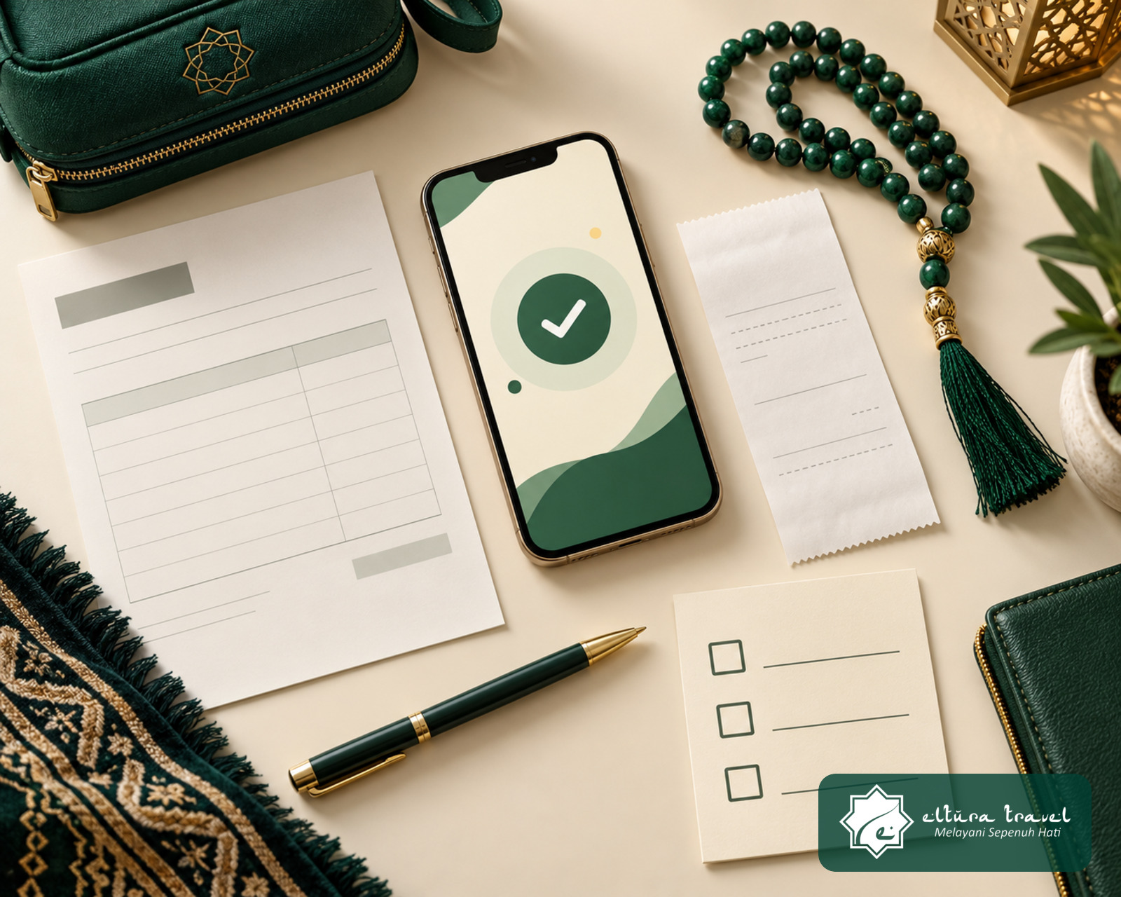 Checklist invoice dan bukti pembayaran Umroh