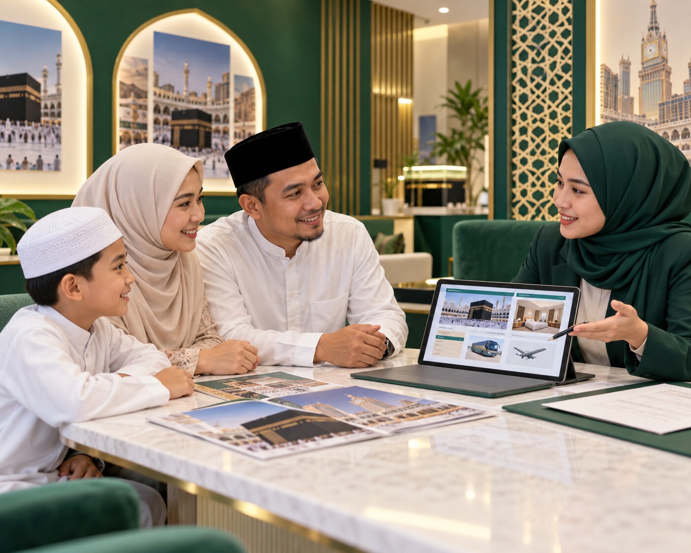 Keluarga berkonsultasi sebelum membayar Umroh