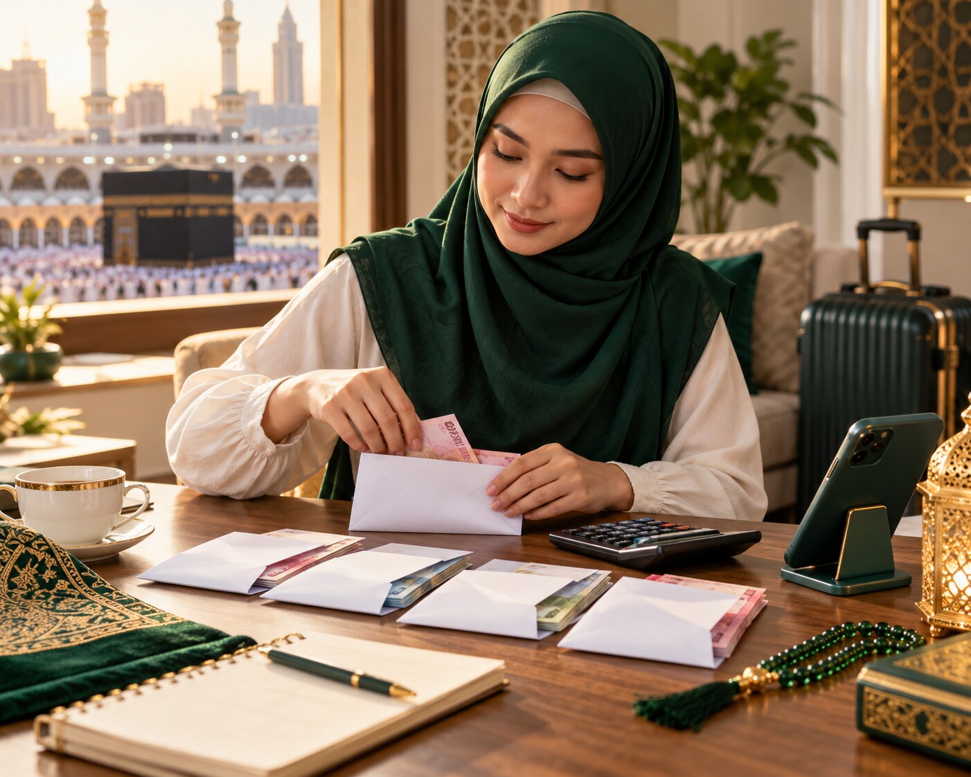 Mengatur uang saku Umroh dalam beberapa pos