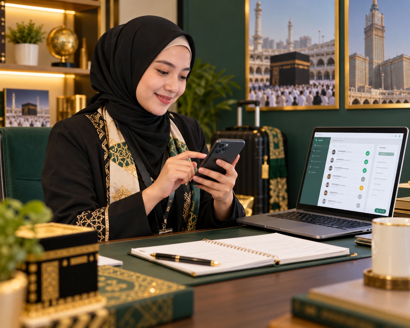 Follow-up WhatsApp calon jamaah umroh