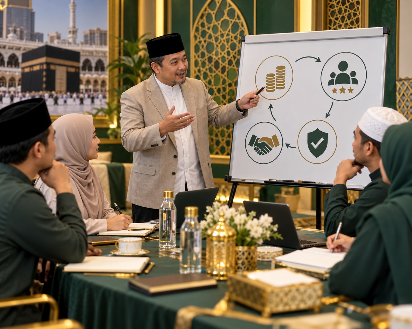Manajemen risiko dan kepercayaan bisnis umroh
