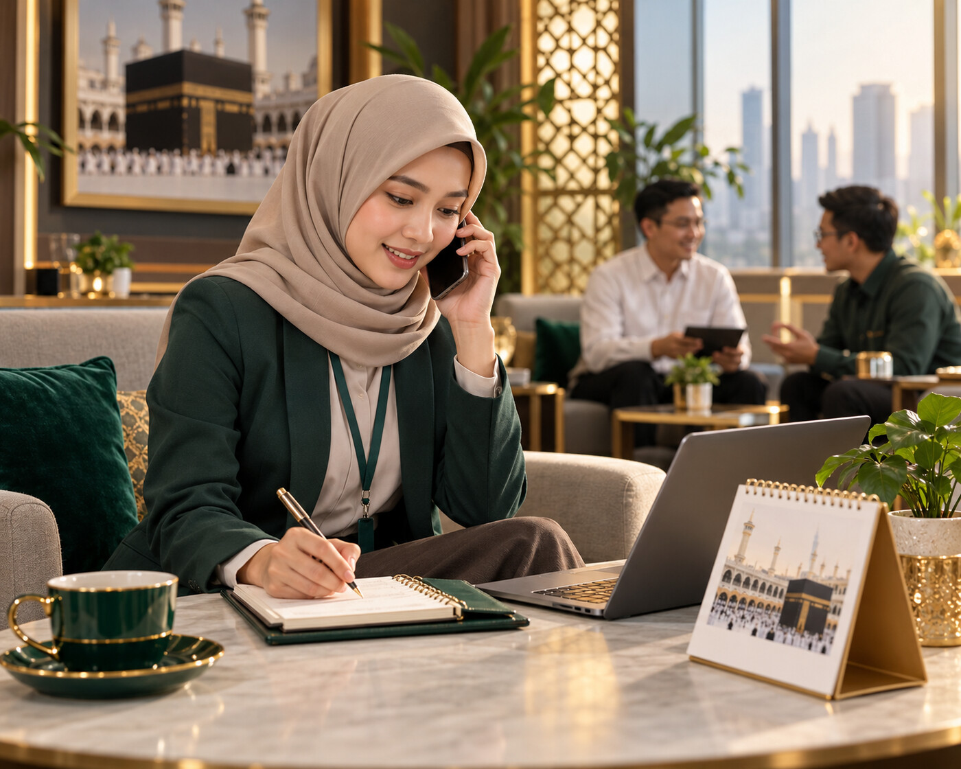 Follow-up jamaah pada waktu luang