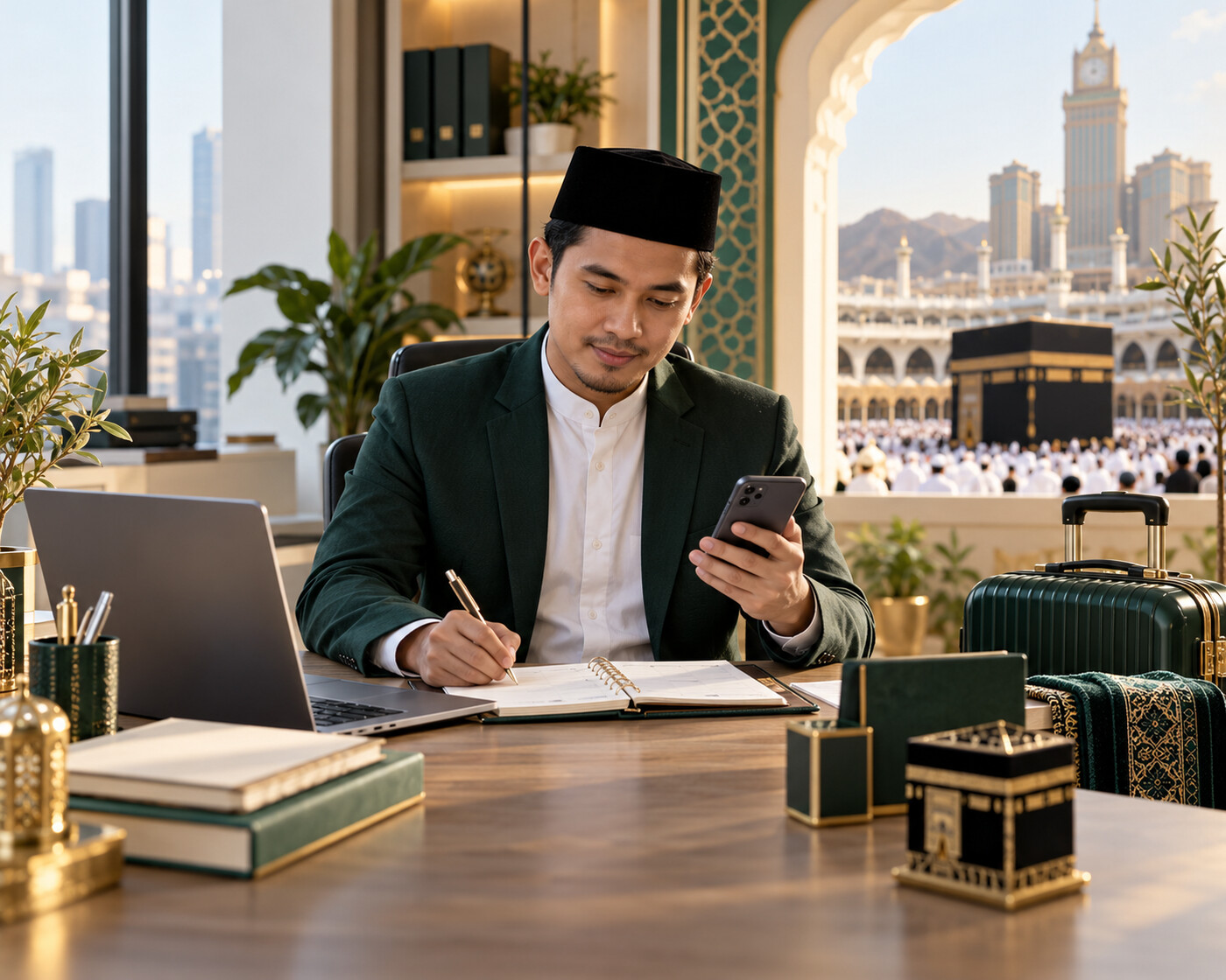 Manajemen waktu karyawan dan bisnis umroh