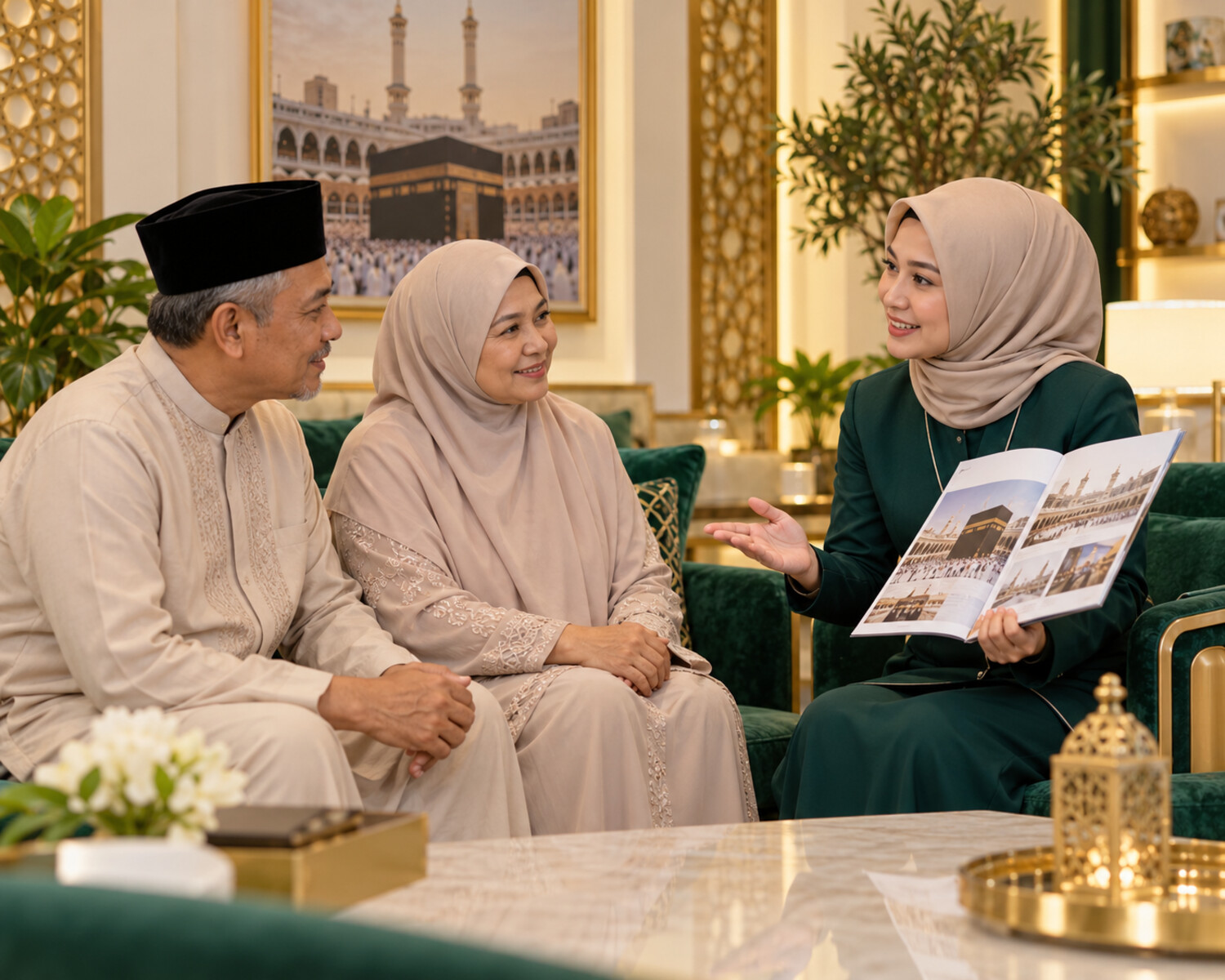 Konsultasi paket Umroh bersama calon jamaah