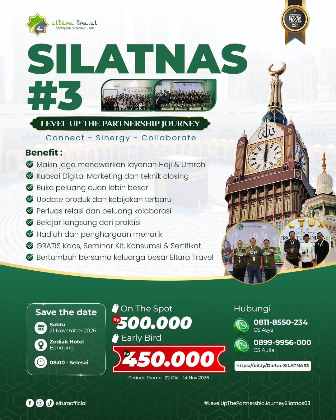 Networking mitra senior pada acara SILATNAS Eltura Travel