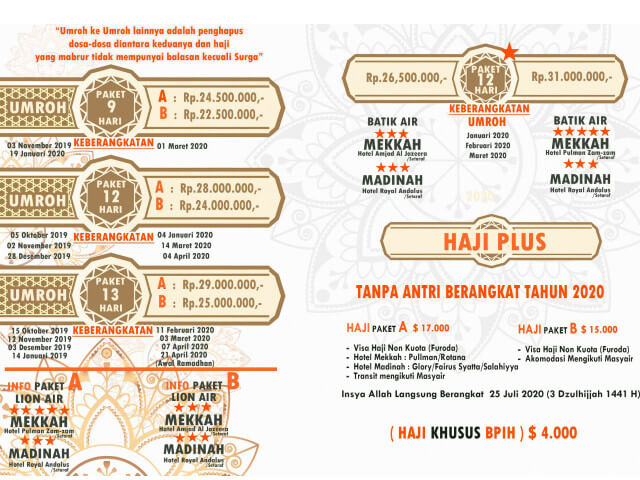 Paket Umrah & Haji