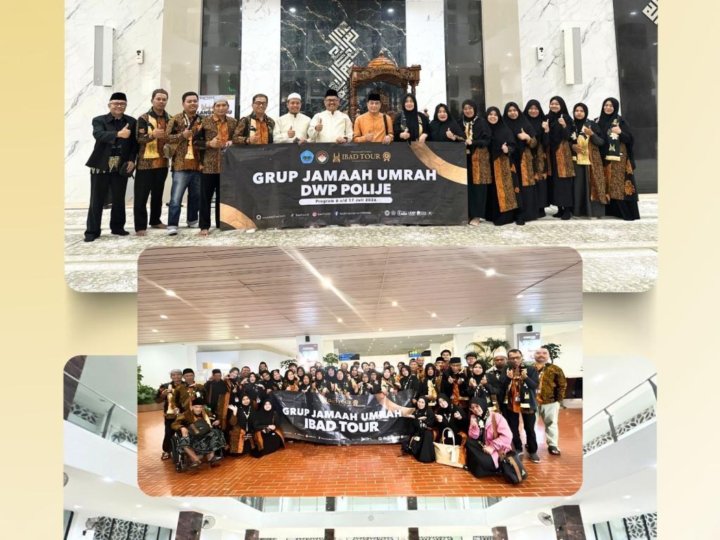 Titik kumpul keberangkatan di Masjid Polije