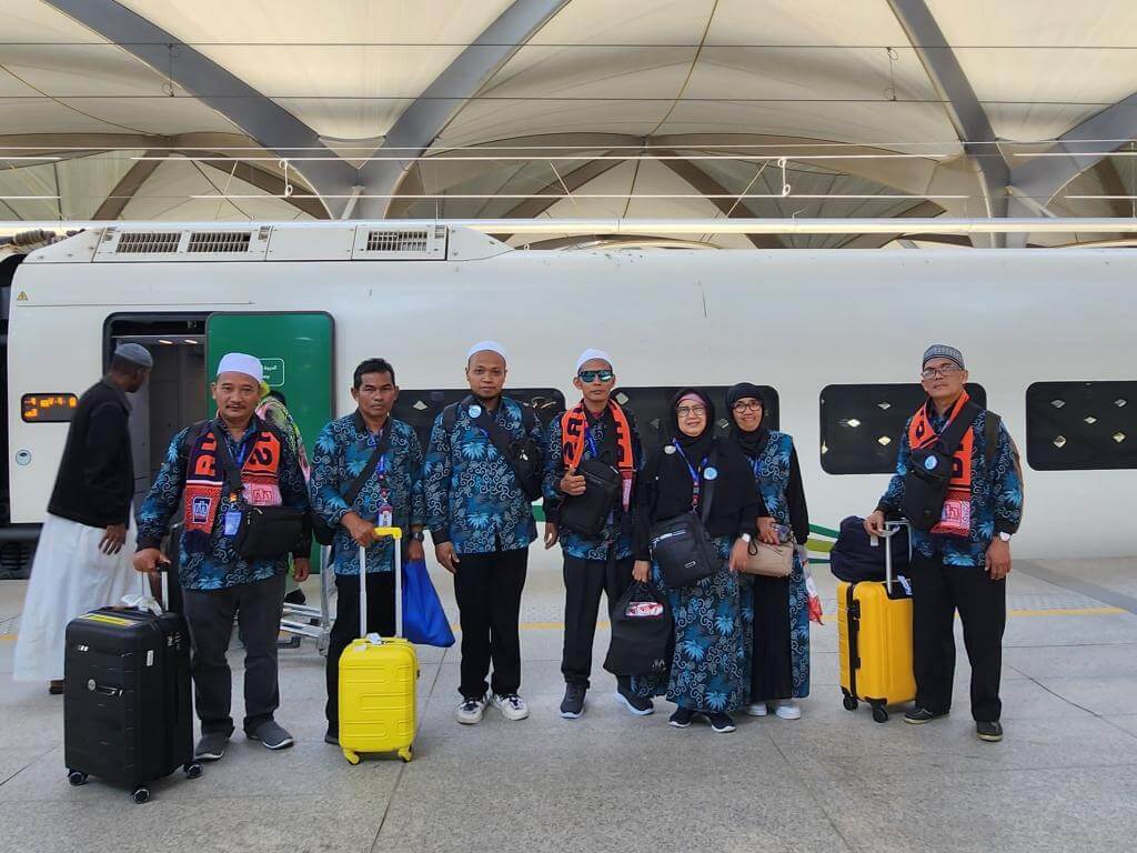 Tiba di Stasiun Madinah dari Bandara Jeddah