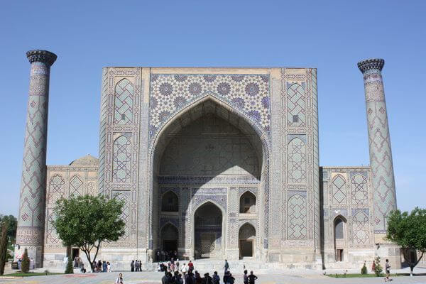 Gambar Masjid Bibi Khanum di Samarkand