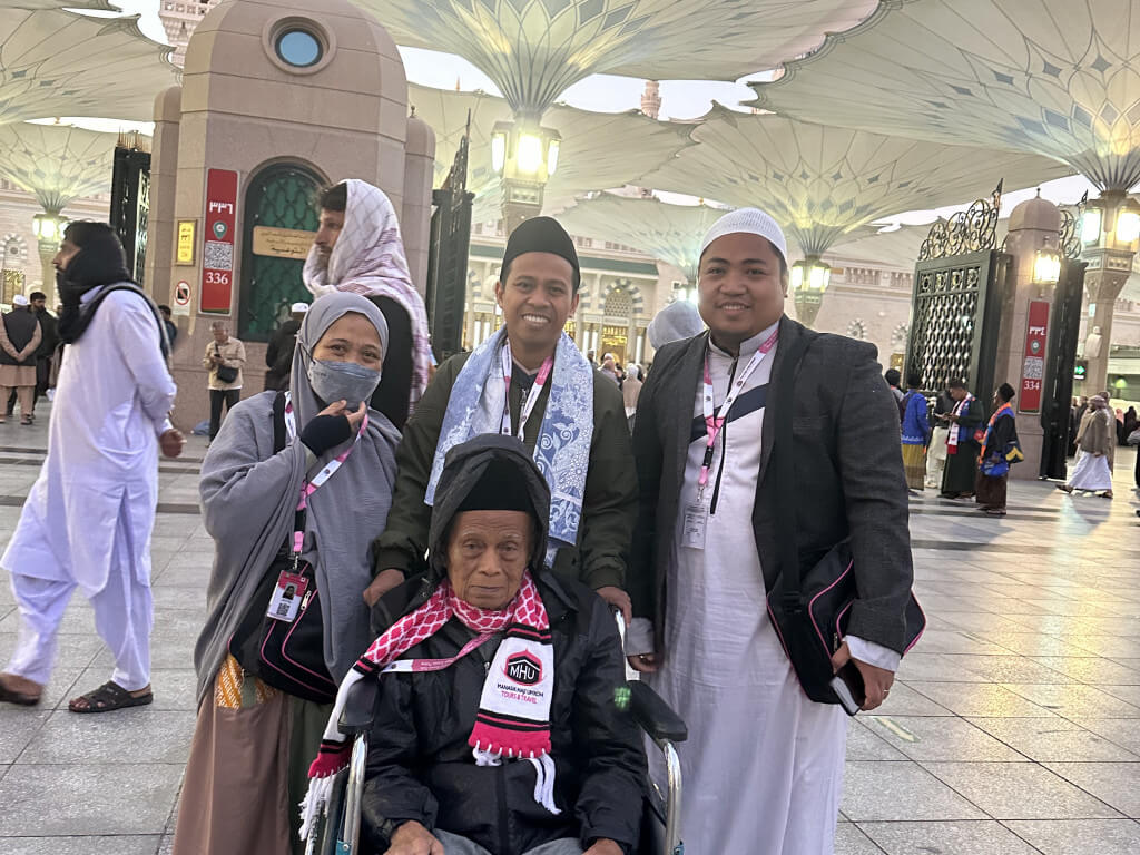 Foto Jamaah beserta Muthawwif