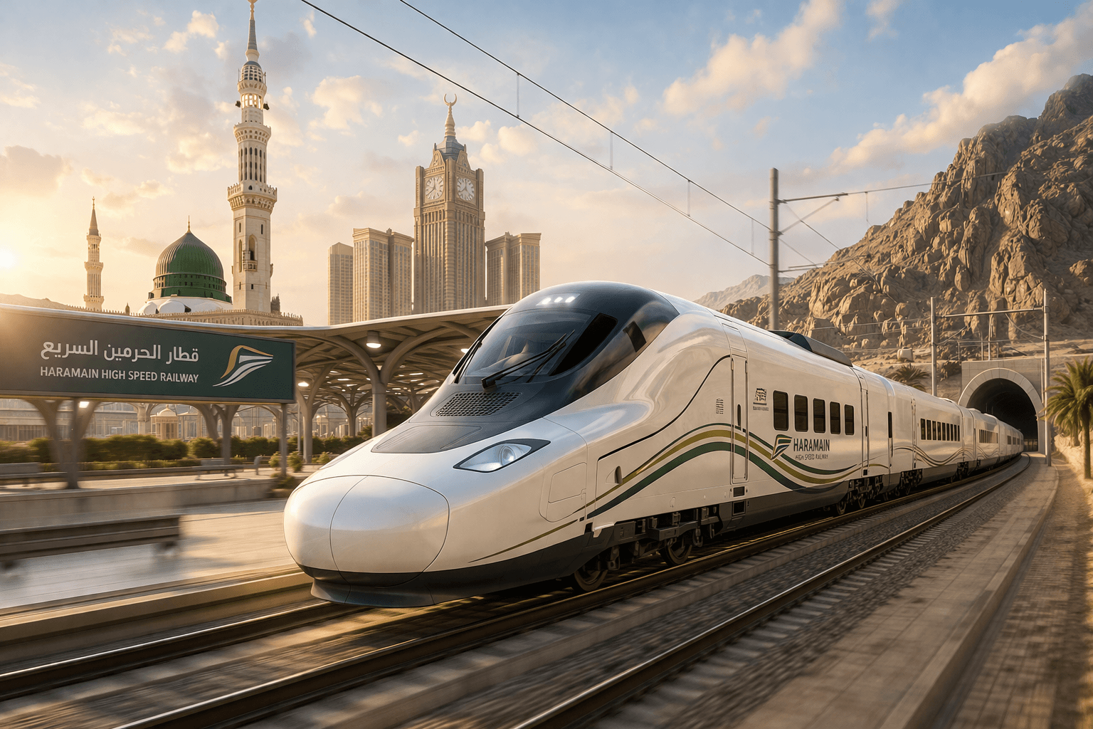Free Kereta Cepat Madinah - Mekkah