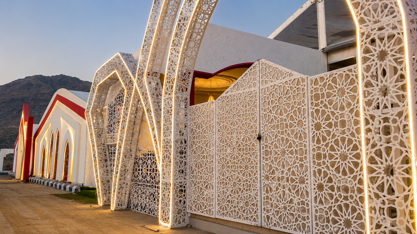 Suasana tenda Arafah