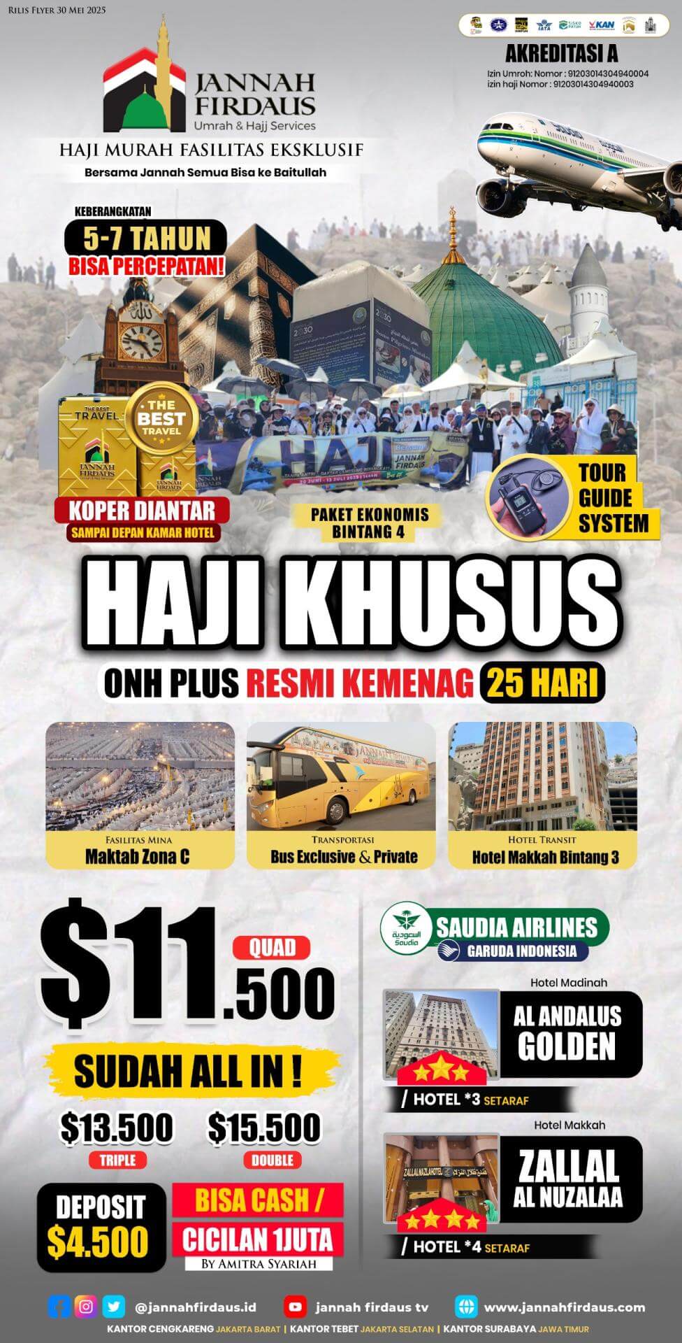 haji khusus harga 1447 - Paket Ekonomis