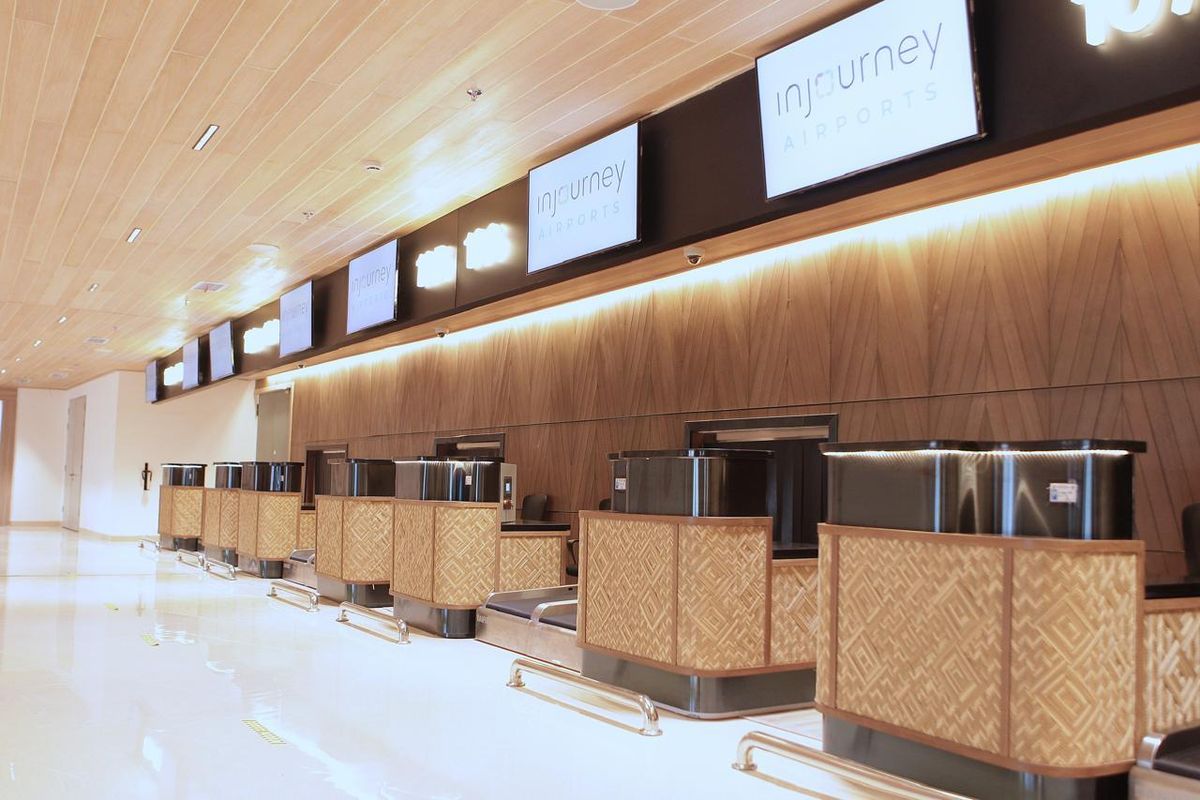 Gambar tempat check-in Terminal 2F Bandara Soekarno-Hatta