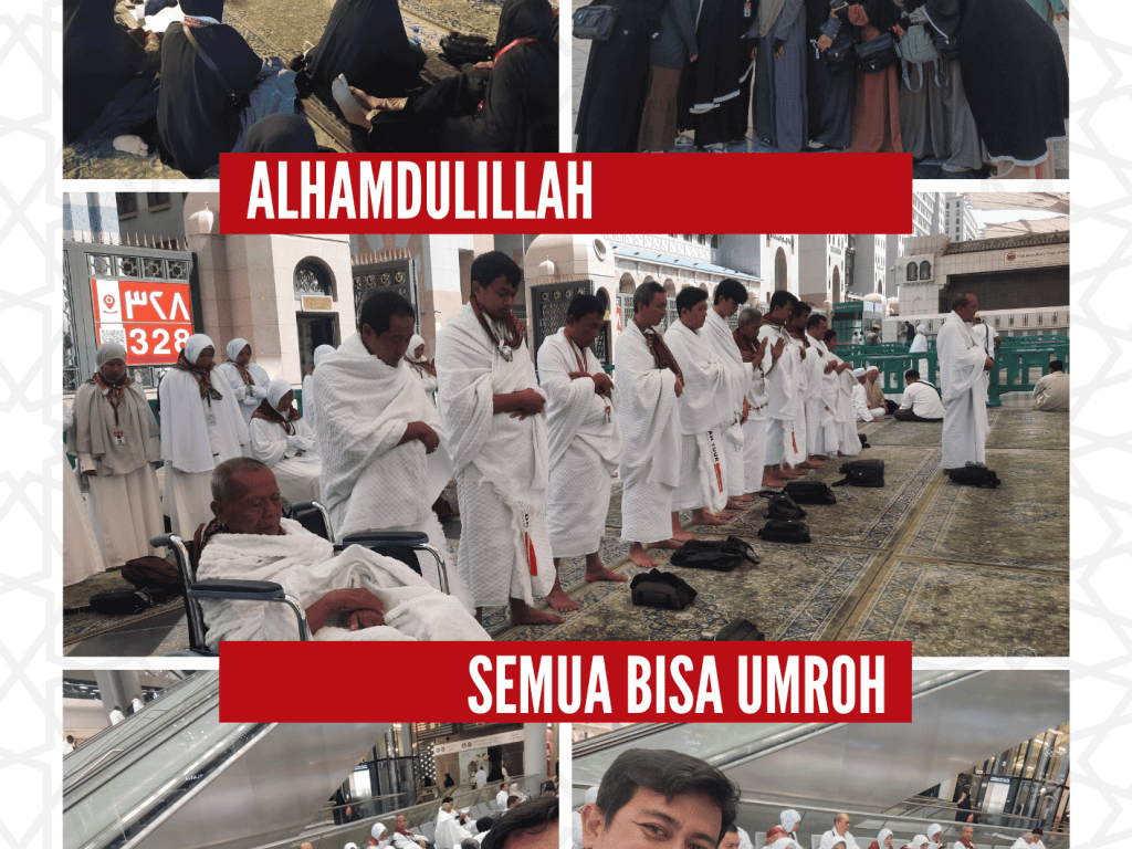 Album kenangan trip umroh 26 september 2024 almarwah tour