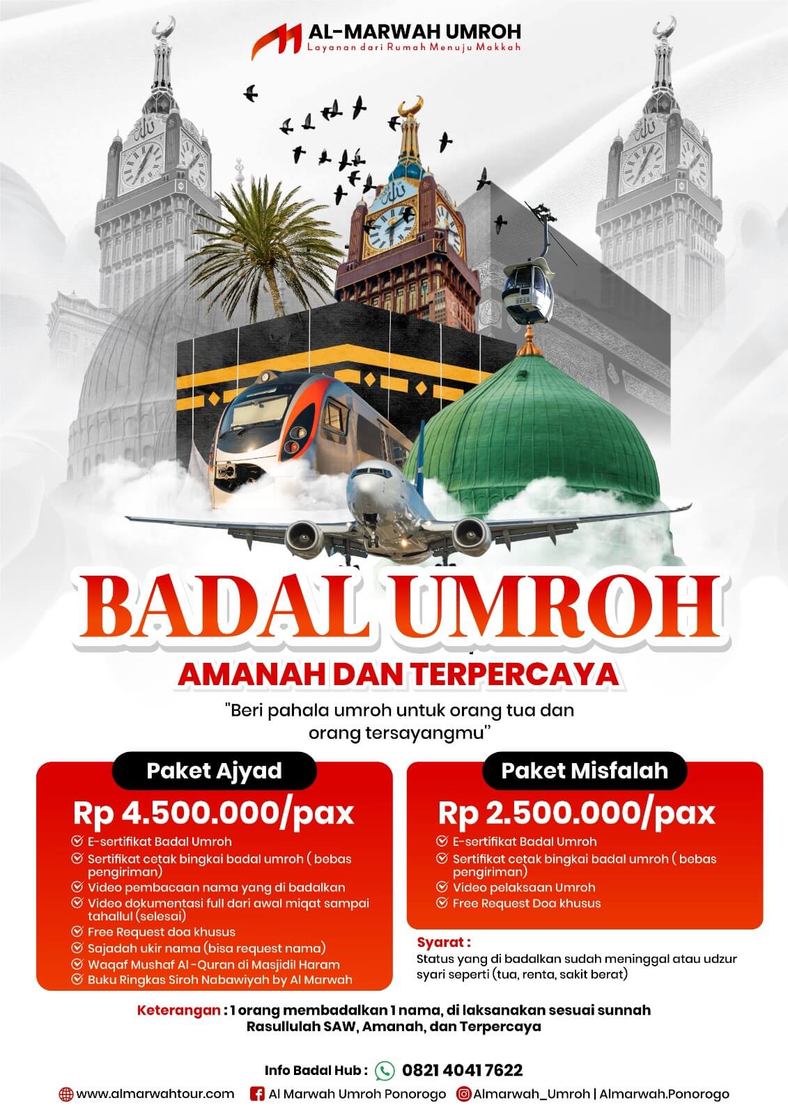 Paket Badal Umroh Solo 