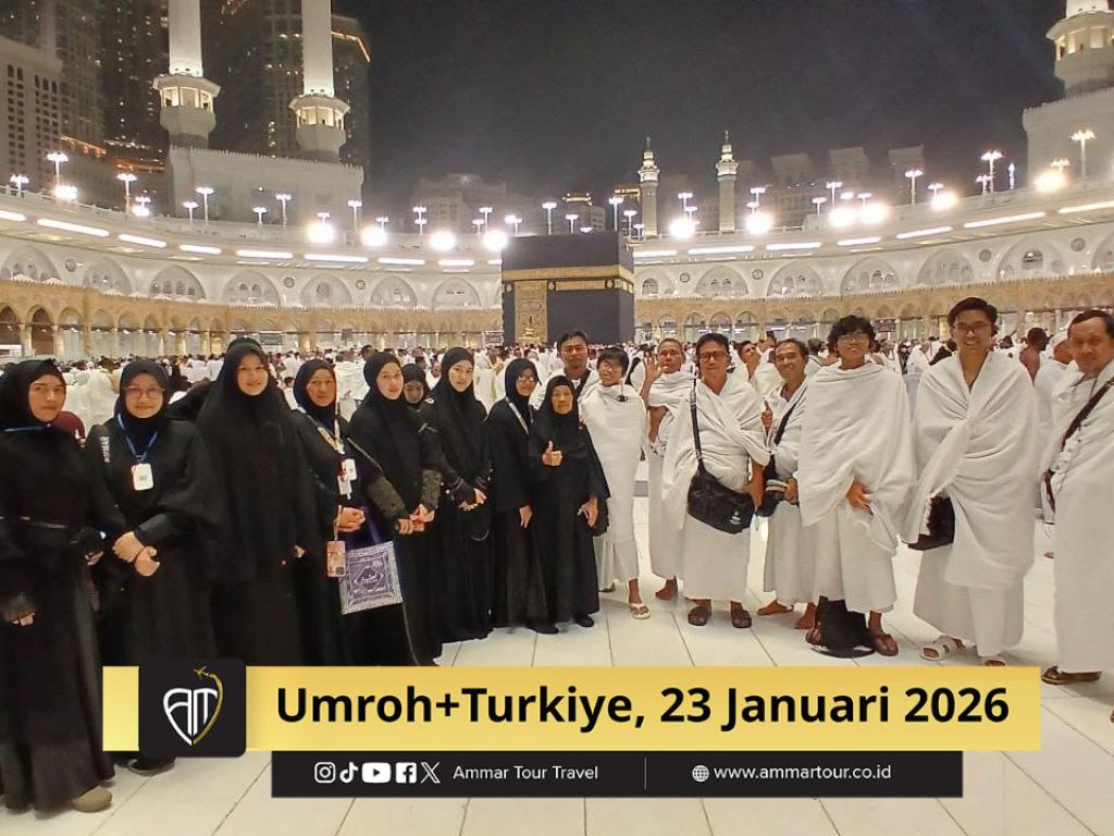 Umroh+Turkiye, 23 Januari 2026