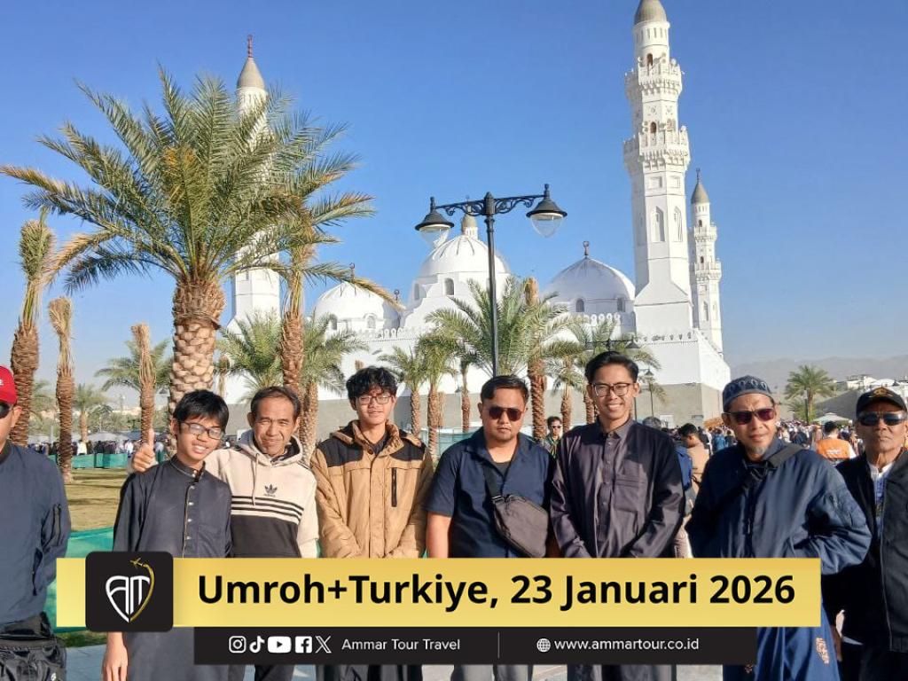 Umroh+Turkiye, 23 Januari 2026