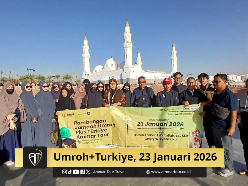 Umroh+Turkiye, 23 Januari 2026