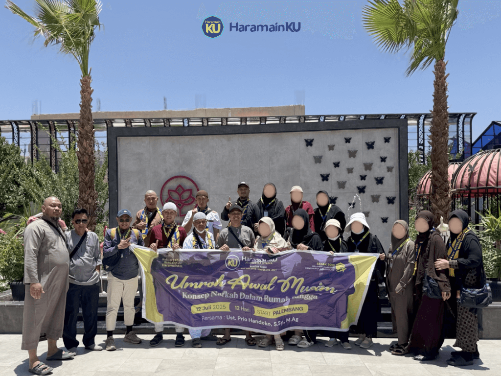Umroh 12 JULI 2025 haramainku Start Palembang