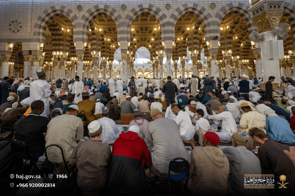 Fasilitas Jemaah di Masjid Haramain Sepanjang Ramadhan dalam Statistik, Menyentuh Jutaan Pengguna Manfaat.jpg