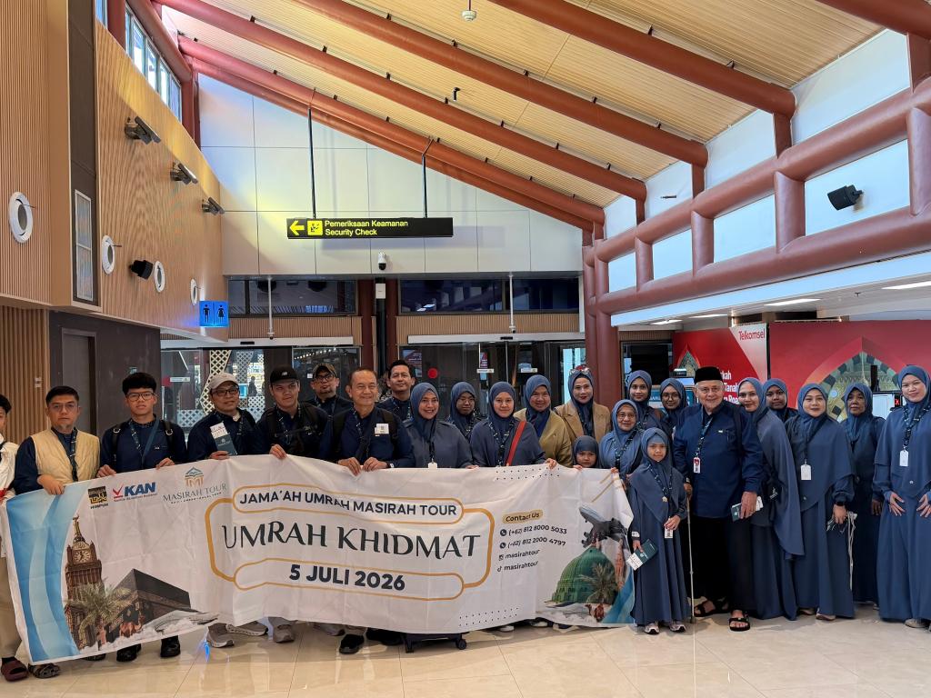 Keberangkatan Jamaah Umrah di Bandara Soekarno Hatta