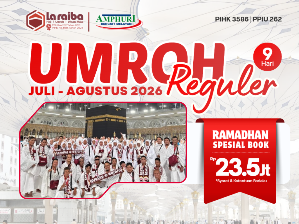 paket umroh agustus 2026, umroh akbar 1448h, umroh laraiba, paket umroh laraiba, umroh agustus 1448h, paket umroh murah 2026, umroh promo lebaran, umroh setelah lebaran, promo umroh berakhir