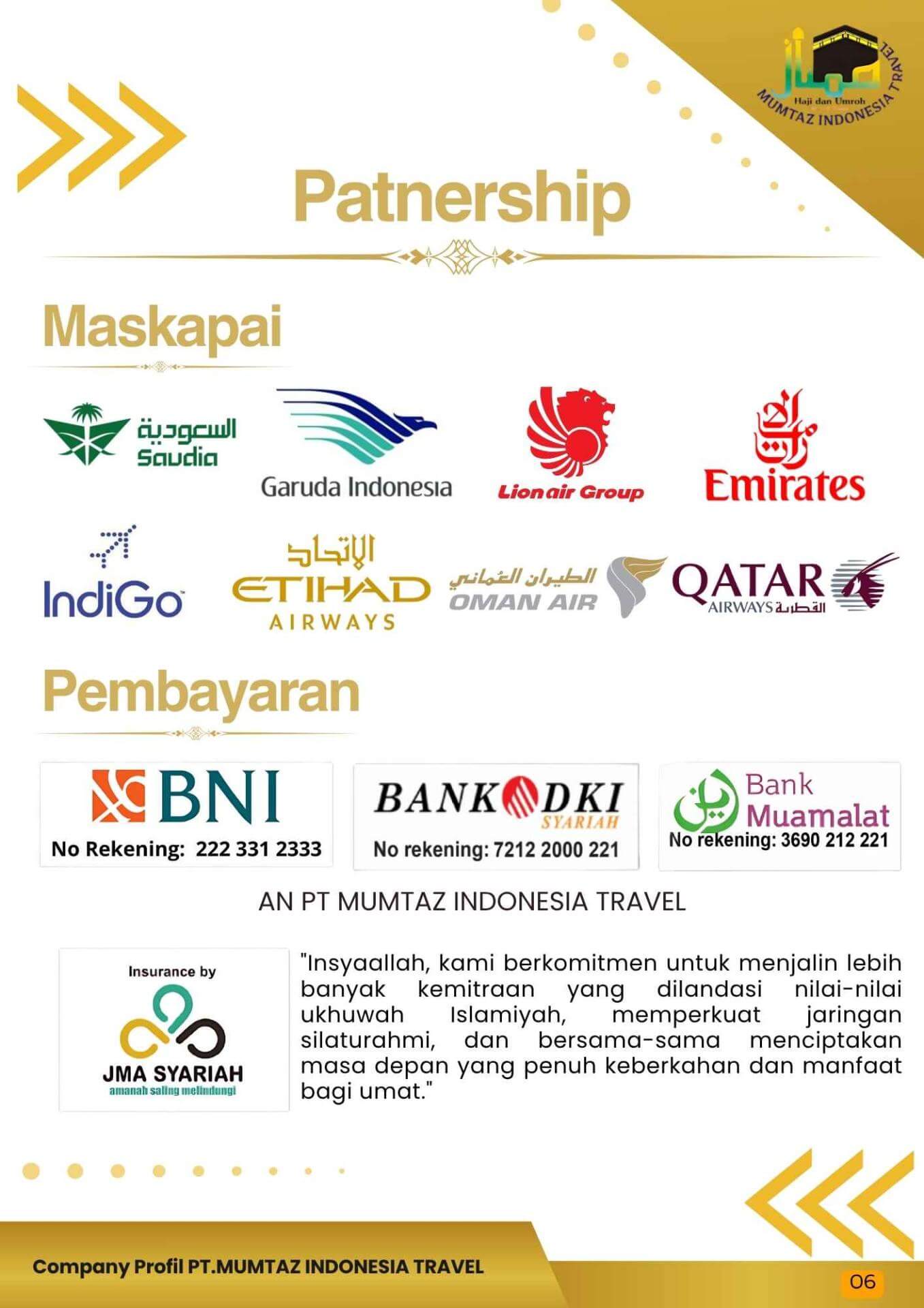 travel Umroh dan haji terpercaya dengan berbagai Patner pendukung.jpg