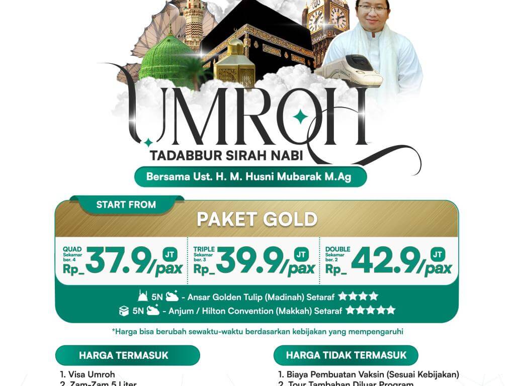 Umrah Tematik bersama Ust Husni Mubarak