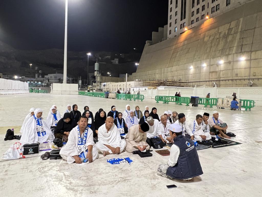 Kajian di Rooftop Masjidil Haram Mekkah