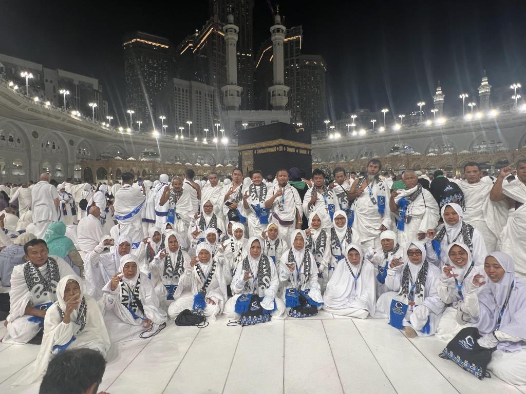 Prosesi Umroh di Masjidil Haram Makkah Al-Mukarramah
