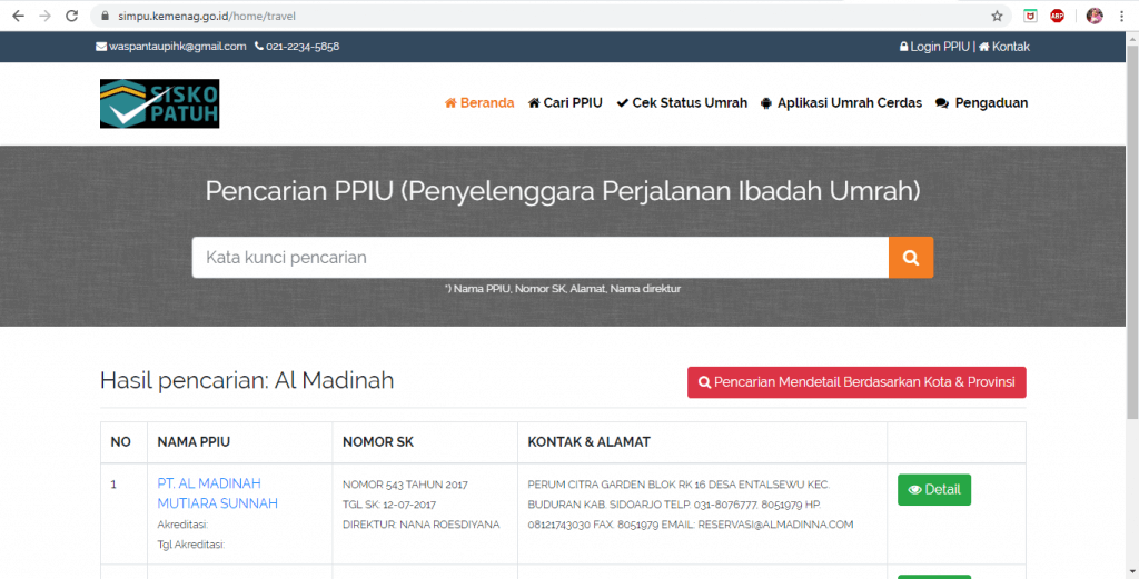 Cara Mengecek travel umroh
